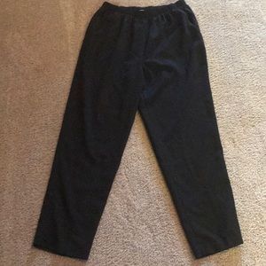 5 for $25 Sale! Black Slacks w Elastic Waistband